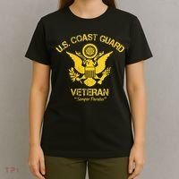 U.S. Coast Guard Veteran Eagle Vintage Veterans Day T-Shirt thumb 4