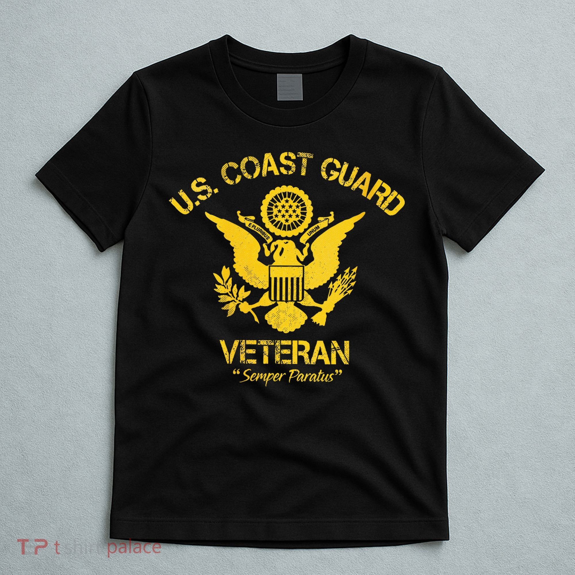 U.S. Coast Guard Veteran Eagle Vintage Veterans Day T-Shirt