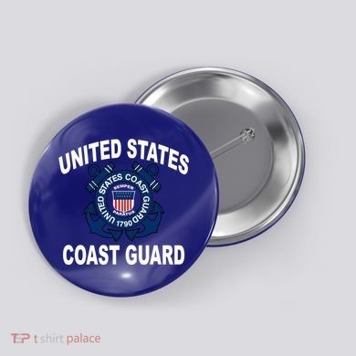 Us Coast Guard (Uscg) Alumni Cool Gift Men And Women Button