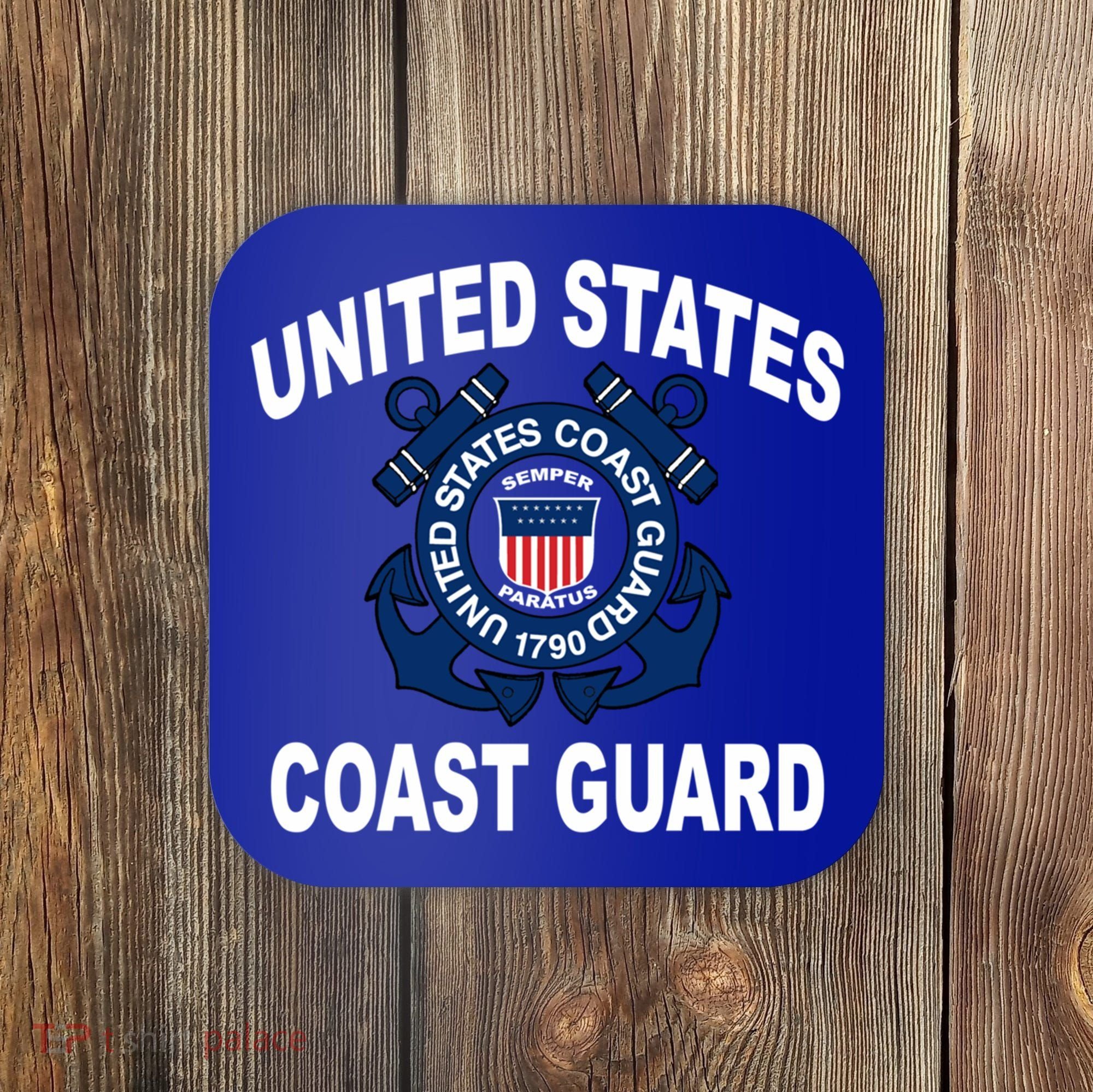 Us Coast Guard (Uscg) Alumni Cool Gift Men And Women Coaster