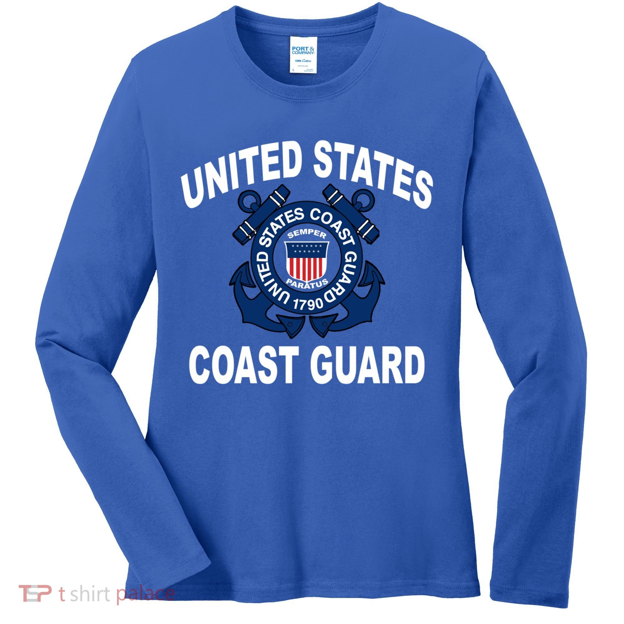 Us Coast Guard (Uscg) Alumni Cool Gift Men And Women Women's Long Sleeve Shirt