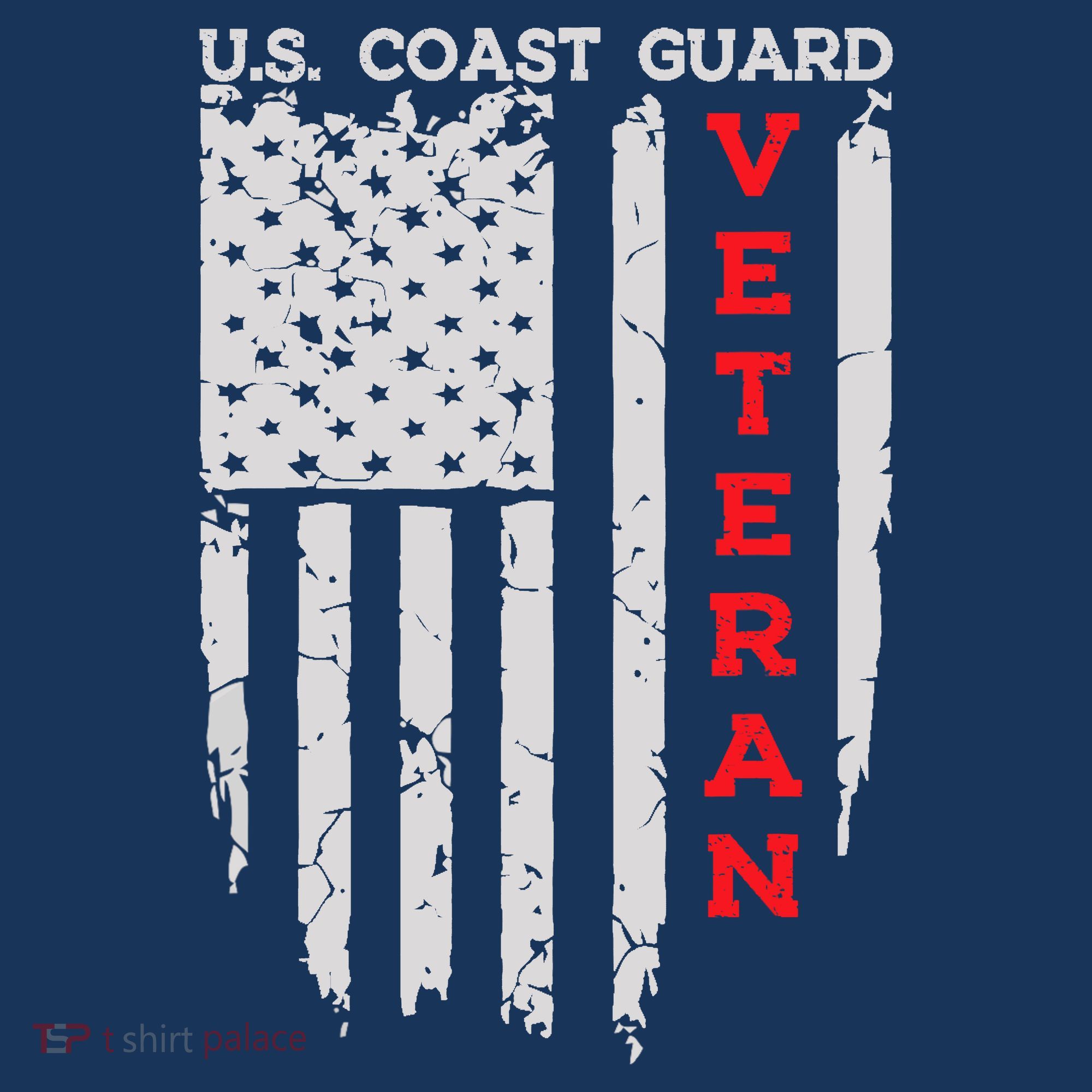 Us Coast Guard Veteran Uscg American Flag Apron
