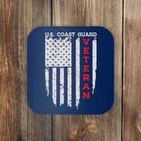 Us Coast Guard Veteran Uscg American Flag Coaster thumb 0