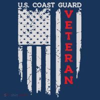 Us Coast Guard Veteran Uscg American Flag Women's Hoodie thumb 2