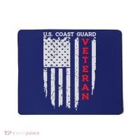 Us Coast Guard Veteran Uscg American Flag Mousepad thumb 0