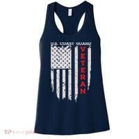 Us Coast Guard Veteran Uscg American Flag Women's Tank Top thumb 0