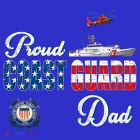 Us Coast Guard Dad Uscg American Flag Vintage Cool Gift T-Shirt thumb 7