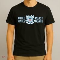 US COAST GUARD USCG UNITED STATES ANCHOR T-Shirt thumb 3