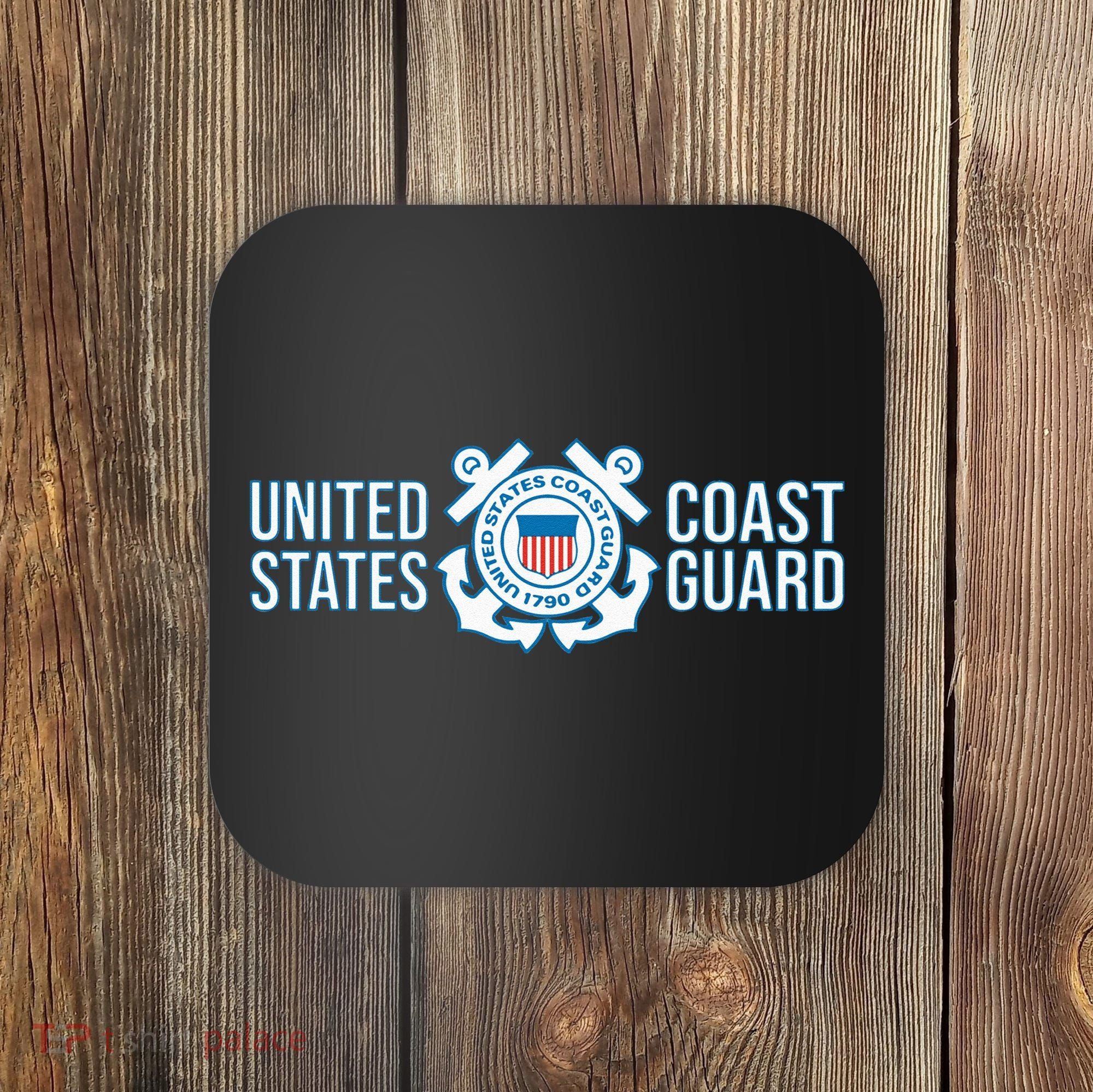 US COAST GUARD USCG UNITED STATES ANCHOR Coaster
