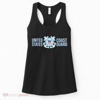 US COAST GUARD USCG UNITED STATES ANCHOR Women's Tank Top thumb 0