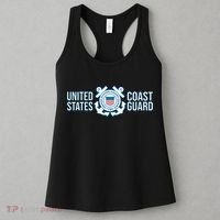 US COAST GUARD USCG UNITED STATES ANCHOR Women's Tank Top thumb 3