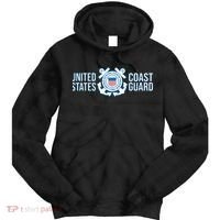 US COAST GUARD USCG UNITED STATES ANCHOR Tie Dye Hoodie thumb 0
