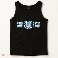 US COAST GUARD USCG UNITED STATES ANCHOR Tank Top thumb 2