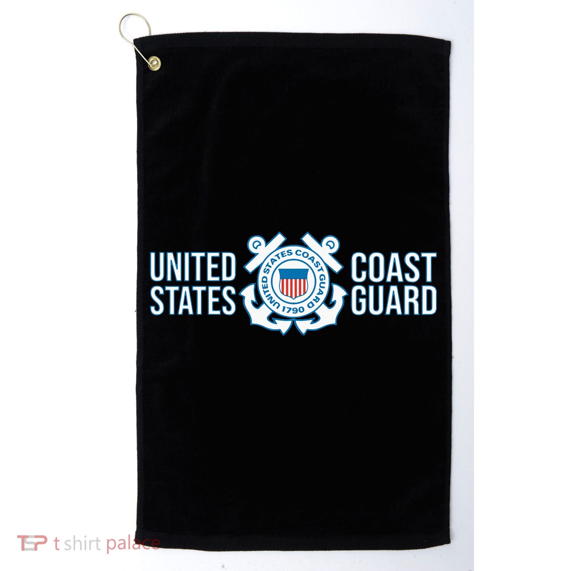 US COAST GUARD USCG UNITED STATES ANCHOR Golf Towel