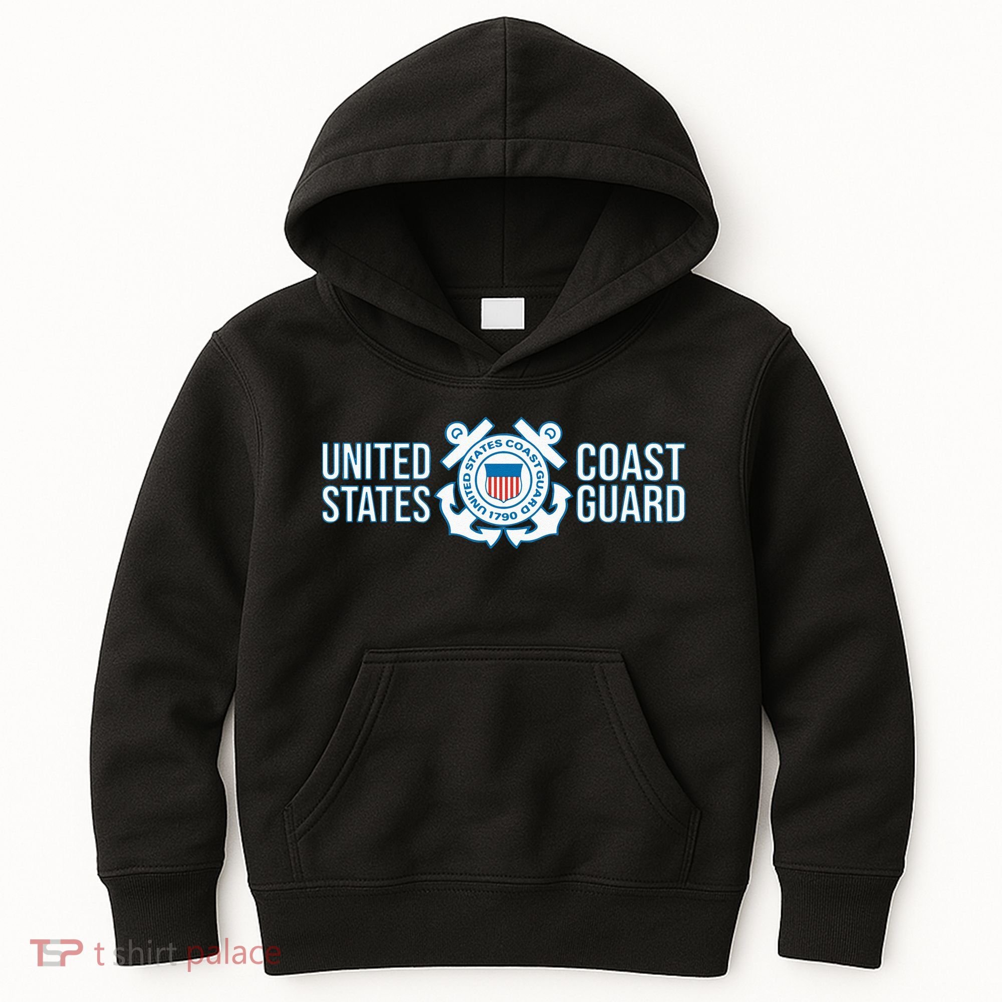 US COAST GUARD USCG UNITED STATES ANCHOR Kids Hoodie