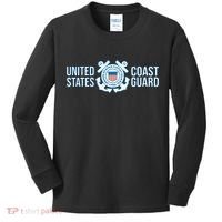 US COAST GUARD USCG UNITED STATES ANCHOR Kids Long Sleeve Shirt thumb 0