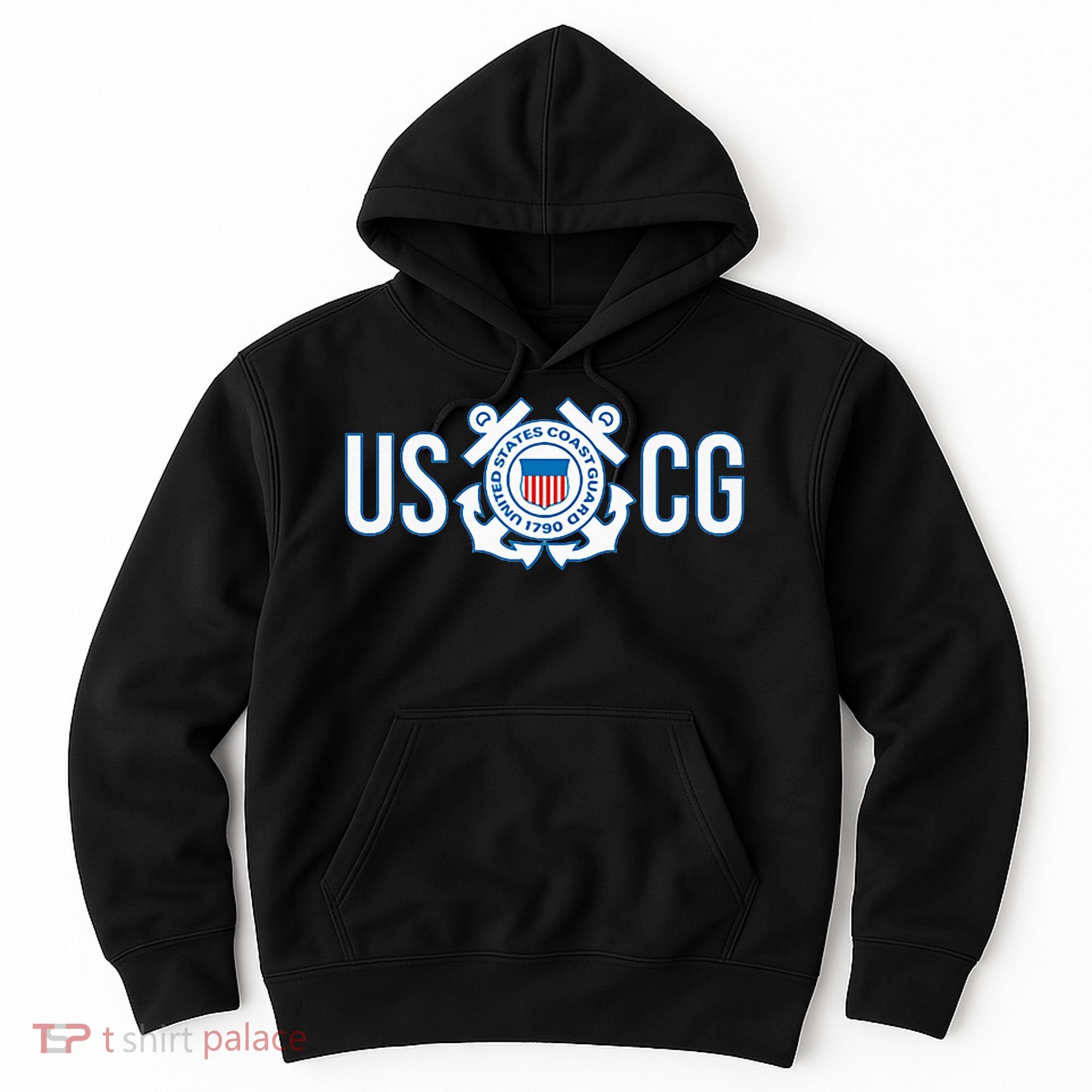 Us Coast Guard Uscg United States Anchor Hoodie