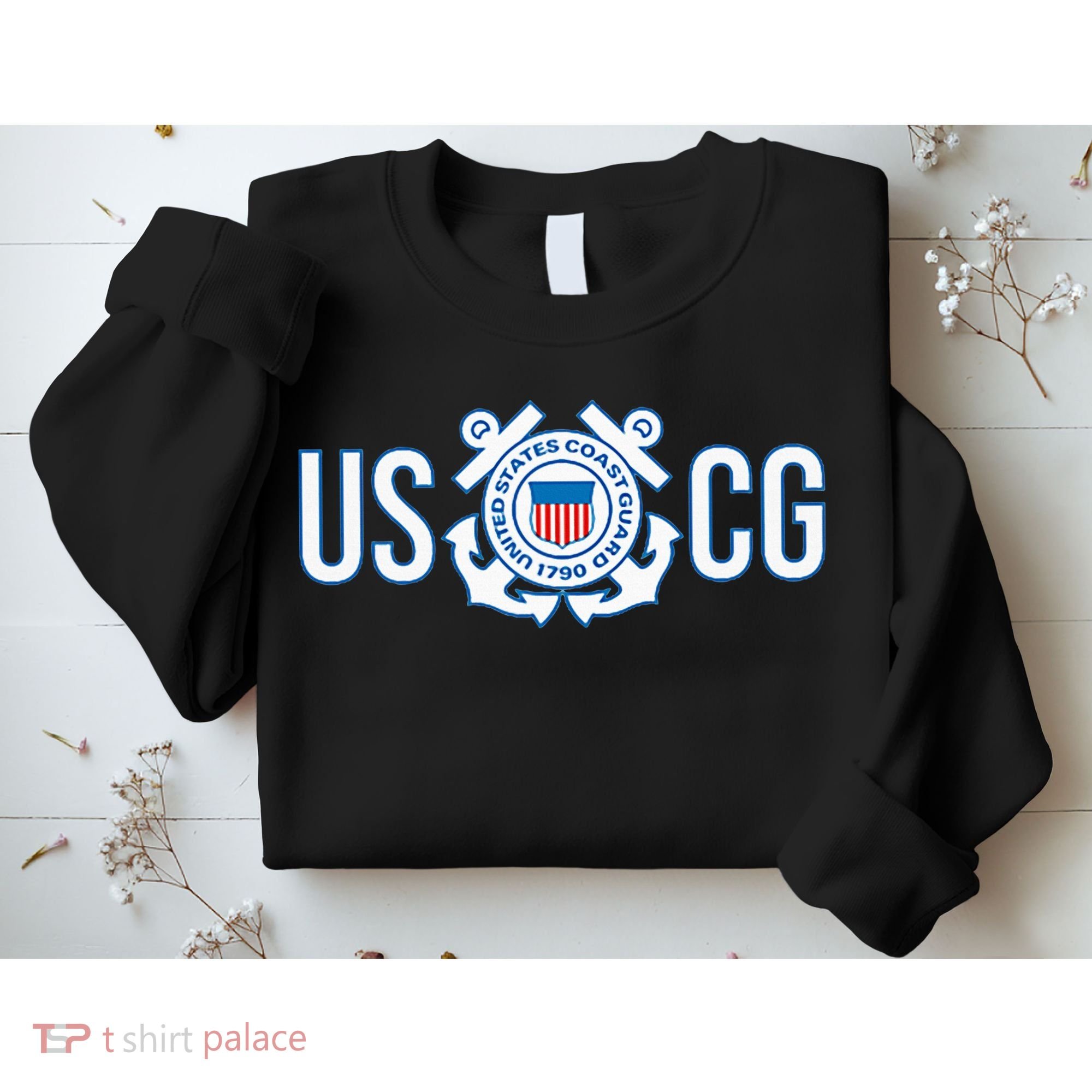 Us Coast Guard Uscg United States Anchor Sweatshirt