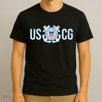 Us Coast Guard Uscg United States Anchor T-Shirt thumb 3