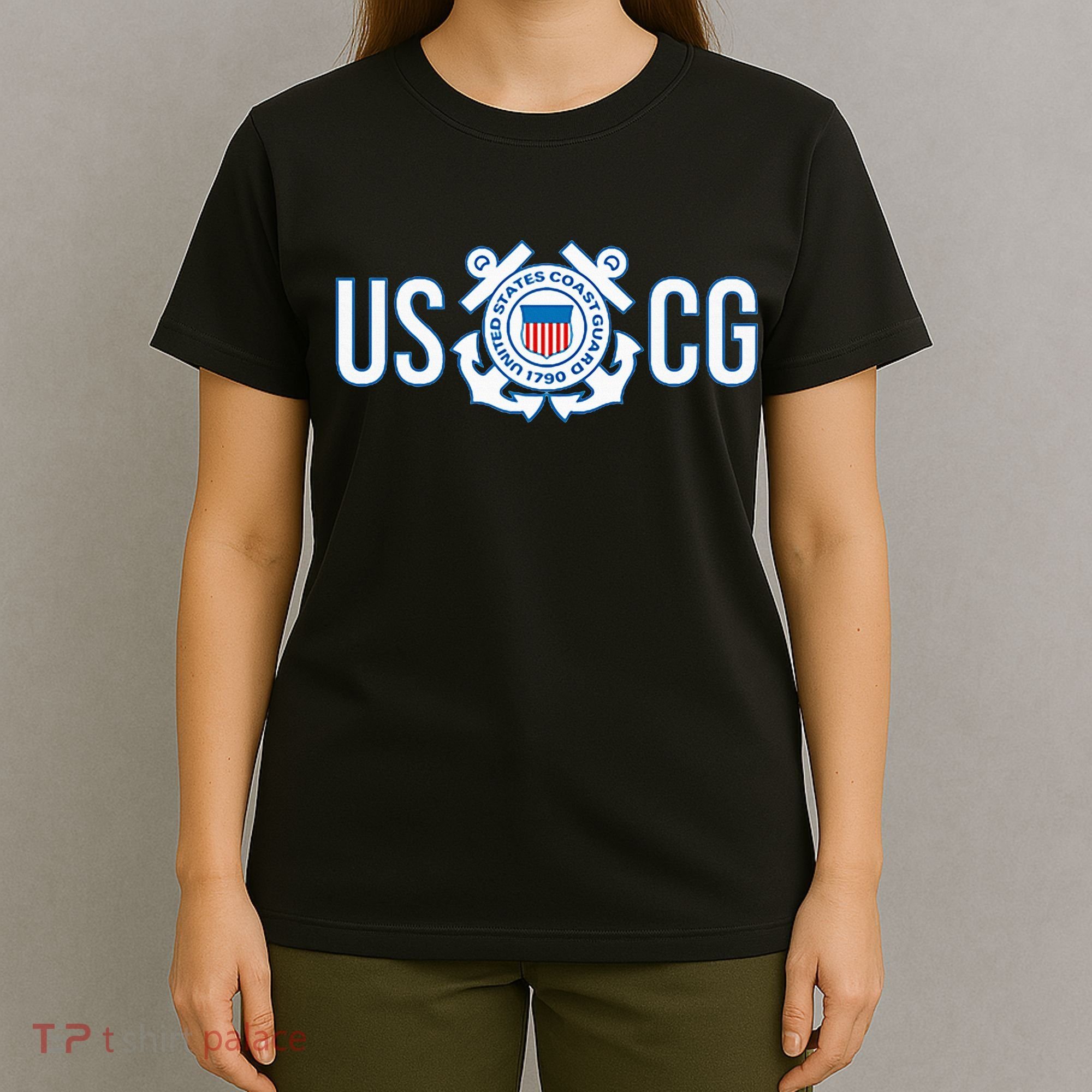 Us Coast Guard Uscg United States Anchor T-Shirt