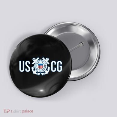 Us Coast Guard Uscg United States Anchor Button
