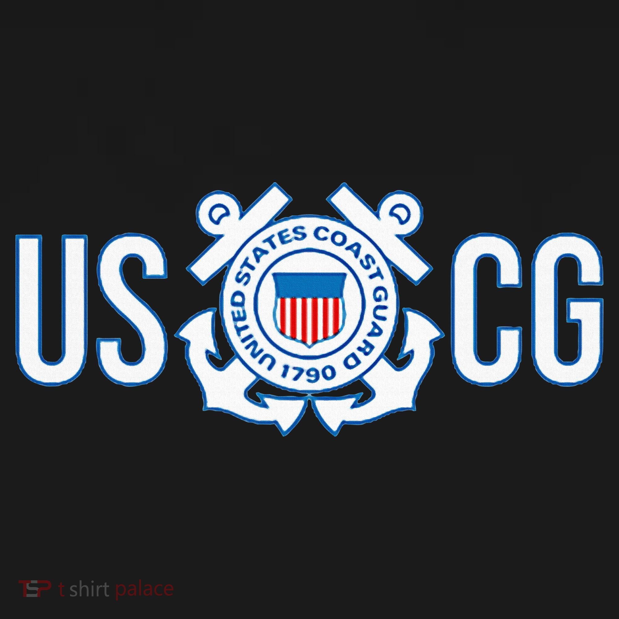 Us Coast Guard Uscg United States Anchor Women's Hoodie