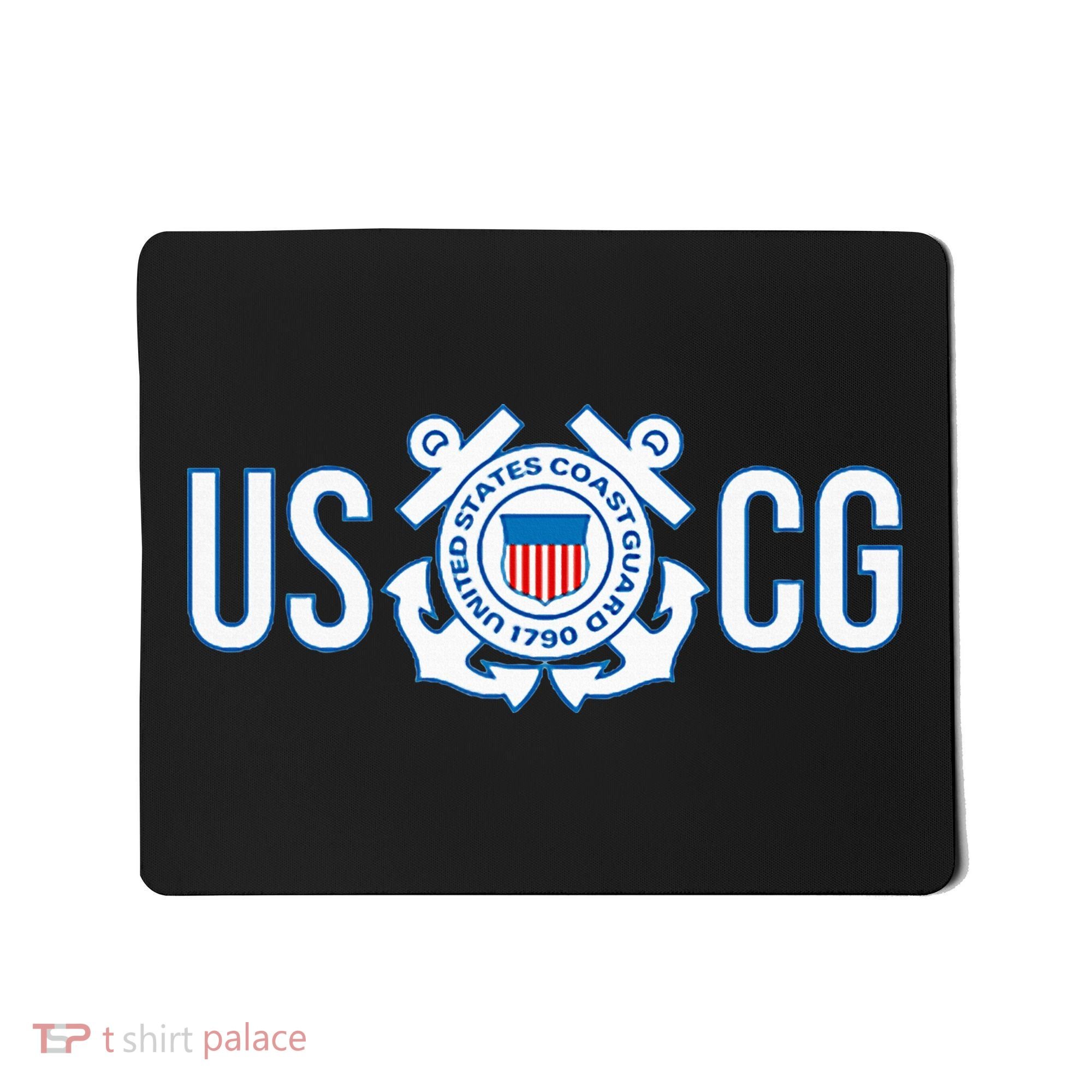 Us Coast Guard Uscg United States Anchor Mousepad