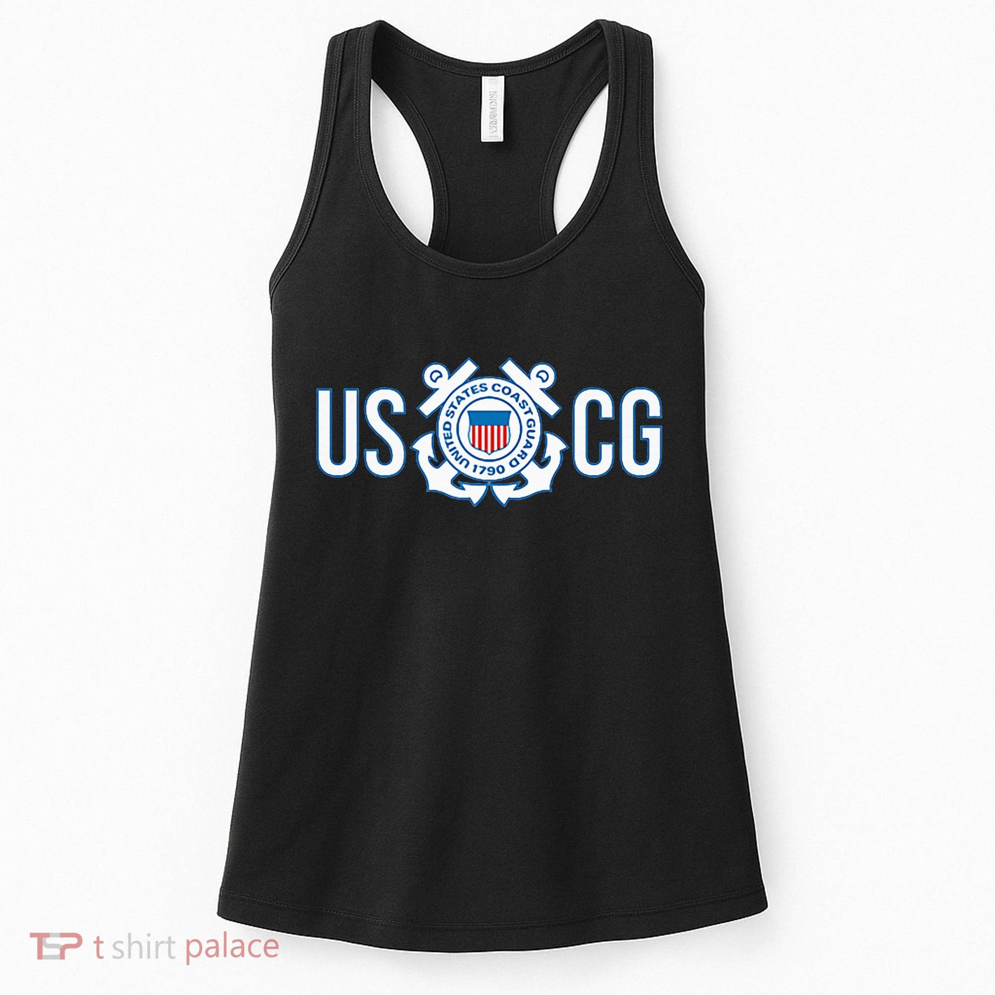 Us Coast Guard Uscg United States Anchor Women's Tank Top