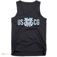 Us Coast Guard Uscg United States Anchor Tank Top thumb 0