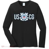 Us Coast Guard Uscg United States Anchor Women's Long Sleeve Shirt thumb 0