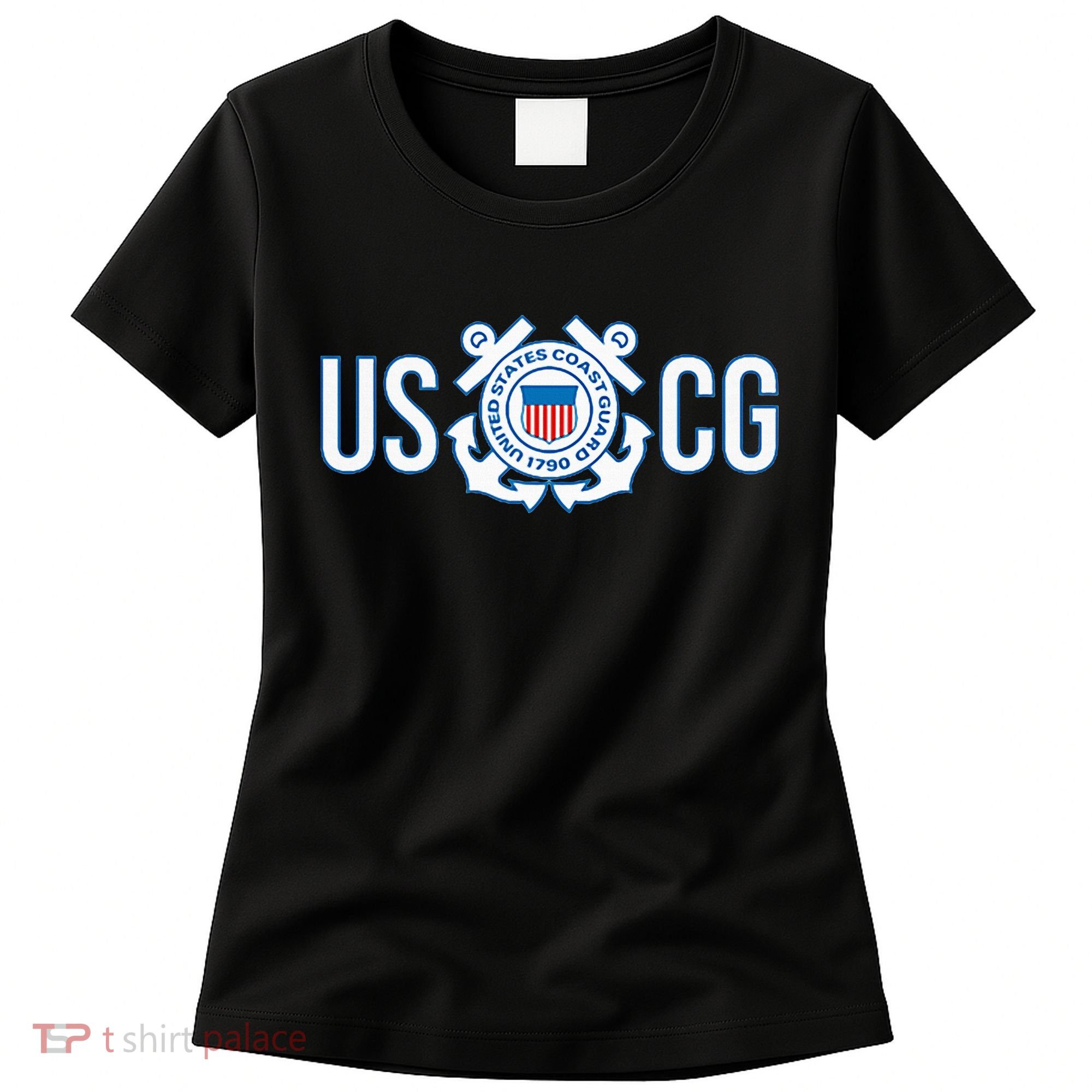 Us Coast Guard Uscg United States Anchor Women's T-Shirt