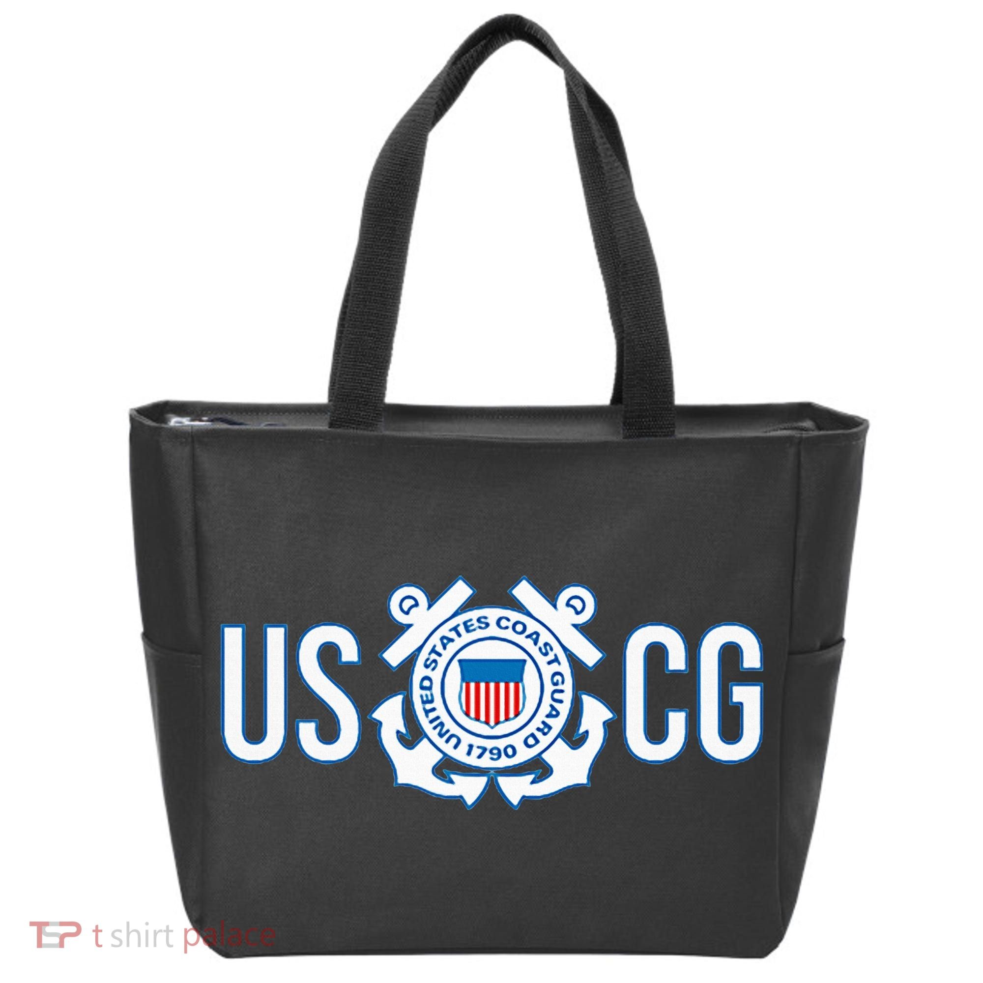 Us Coast Guard Uscg United States Anchor Tote Bag