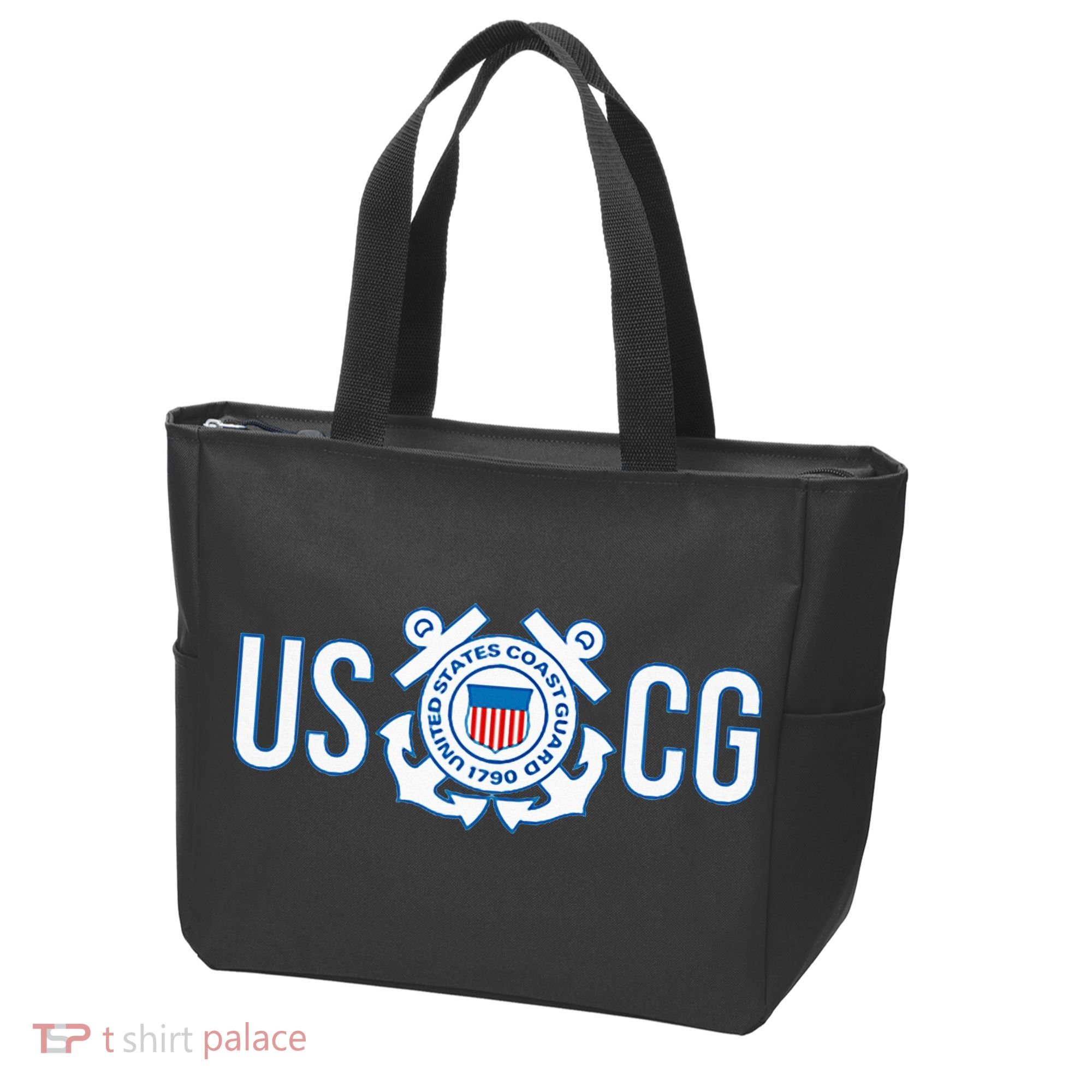 Us Coast Guard Uscg United States Anchor Tote Bag