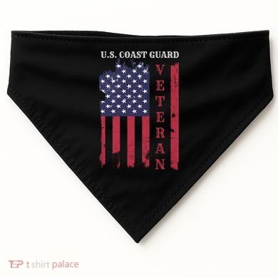 Us Coast Guard Veteran Appreciation Retiret Gift USA-Made Doggie Bandana