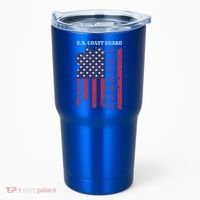 Us Coast Guard Veteran Appreciation Retiret Gift Tumbler thumb 0