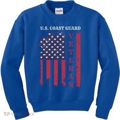 Us Coast Guard Veteran Appreciation Retiret Gift Kids Sweatshirt