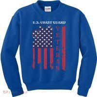 Us Coast Guard Veteran Appreciation Retiret Gift Kids Sweatshirt thumb 0