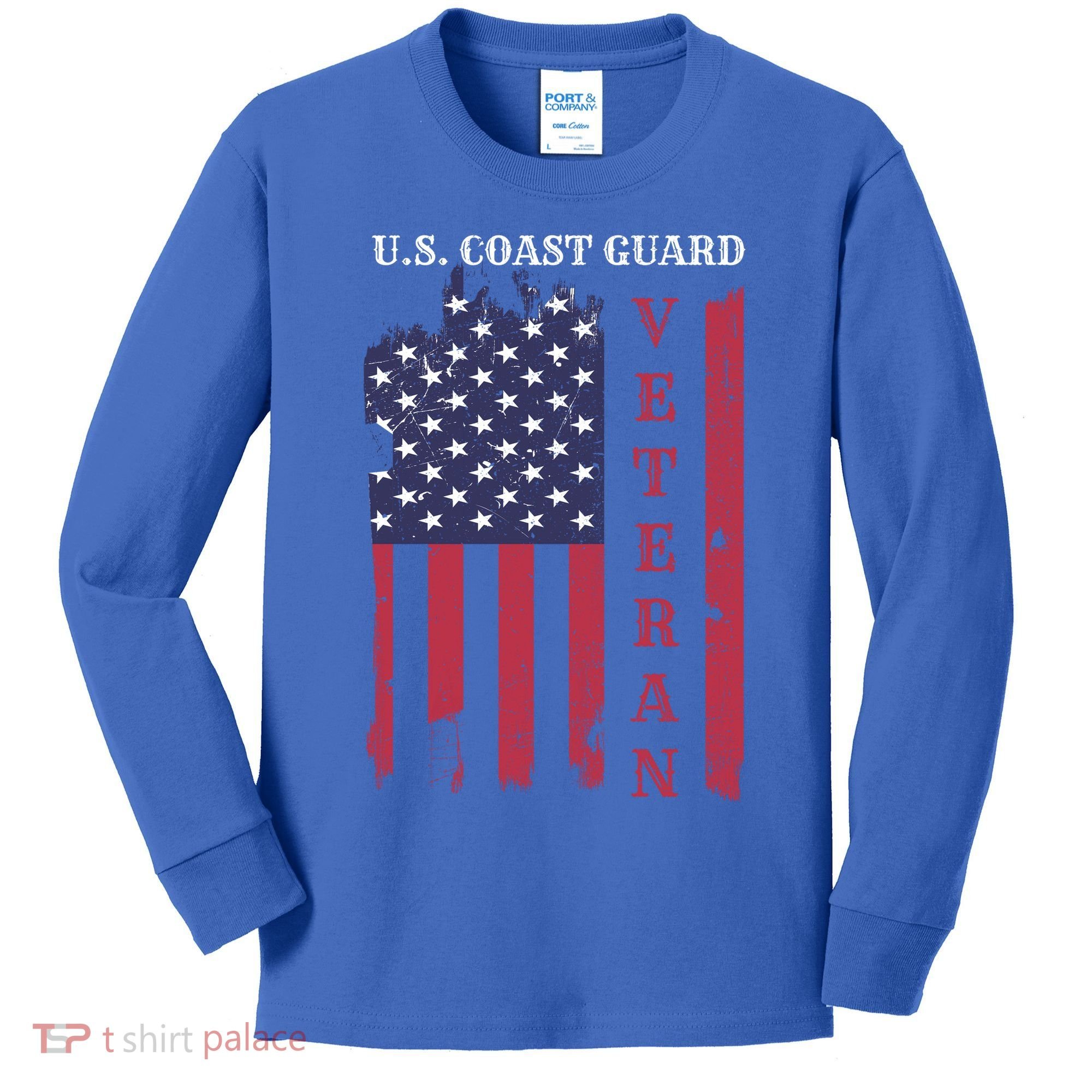 Us Coast Guard Veteran Appreciation Retiret Gift Kids Long Sleeve Shirt