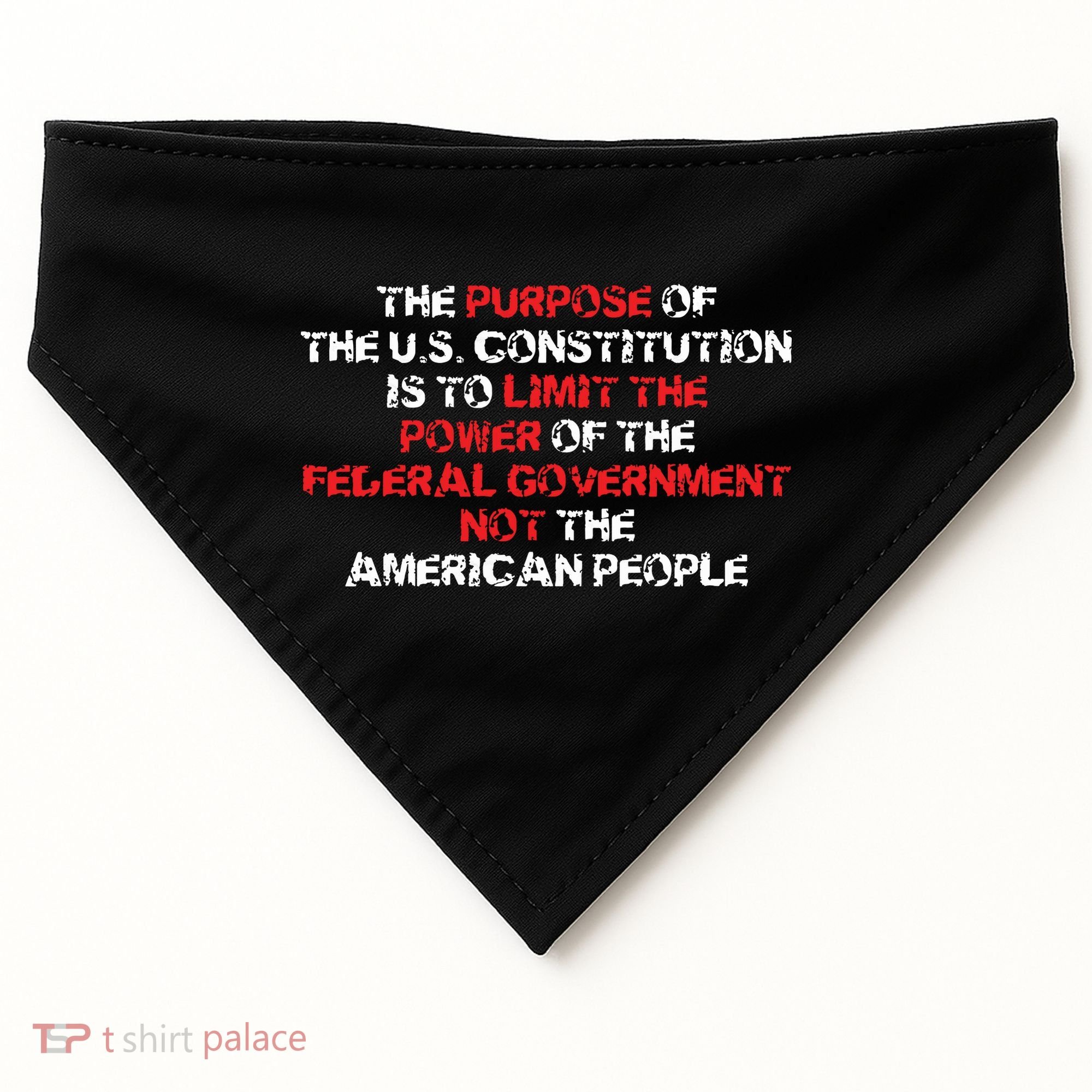 US Constitution Gift Constitution Clarification Pro 2A USA-Made Doggie Bandana