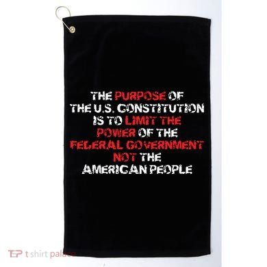 US Constitution Gift Constitution Clarification Pro 2A Golf Towel