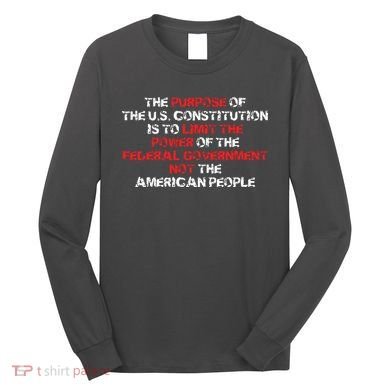 US Constitution Gift Constitution Clarification Pro 2A Long Sleeve Shirt