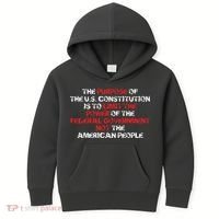 US Constitution Gift Constitution Clarification Pro 2A Kids Hoodie thumb 0