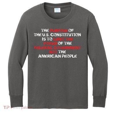 US Constitution Gift Constitution Clarification Pro 2A Kids Long Sleeve Shirt