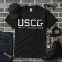 Us Coast Guard Uscg United States Anchor Tall T-Shirt thumb 3