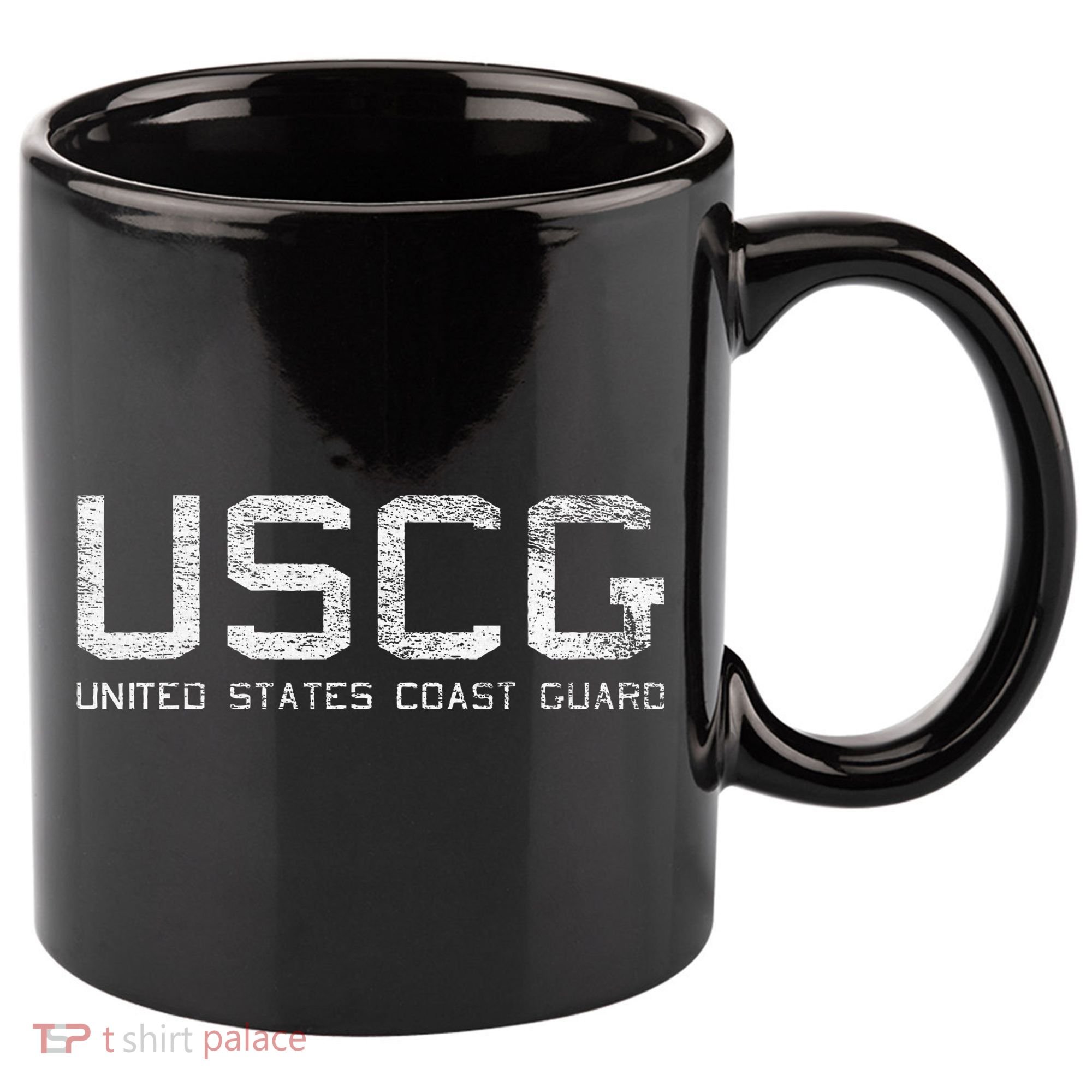 Us Coast Guard Uscg United States Anchor 11oz C Handle Ceramic Mug