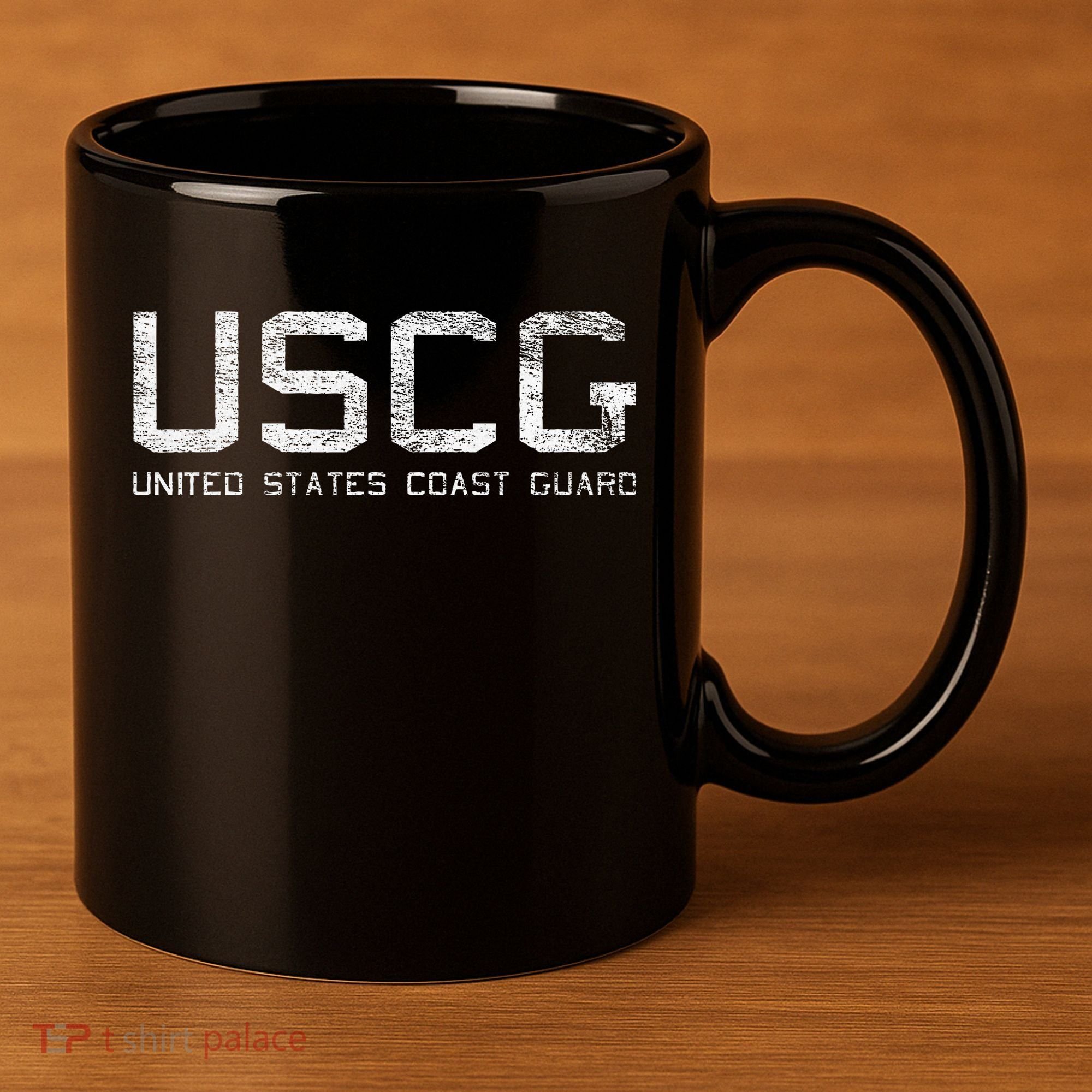 Us Coast Guard Uscg United States Anchor 11oz C Handle Ceramic Mug