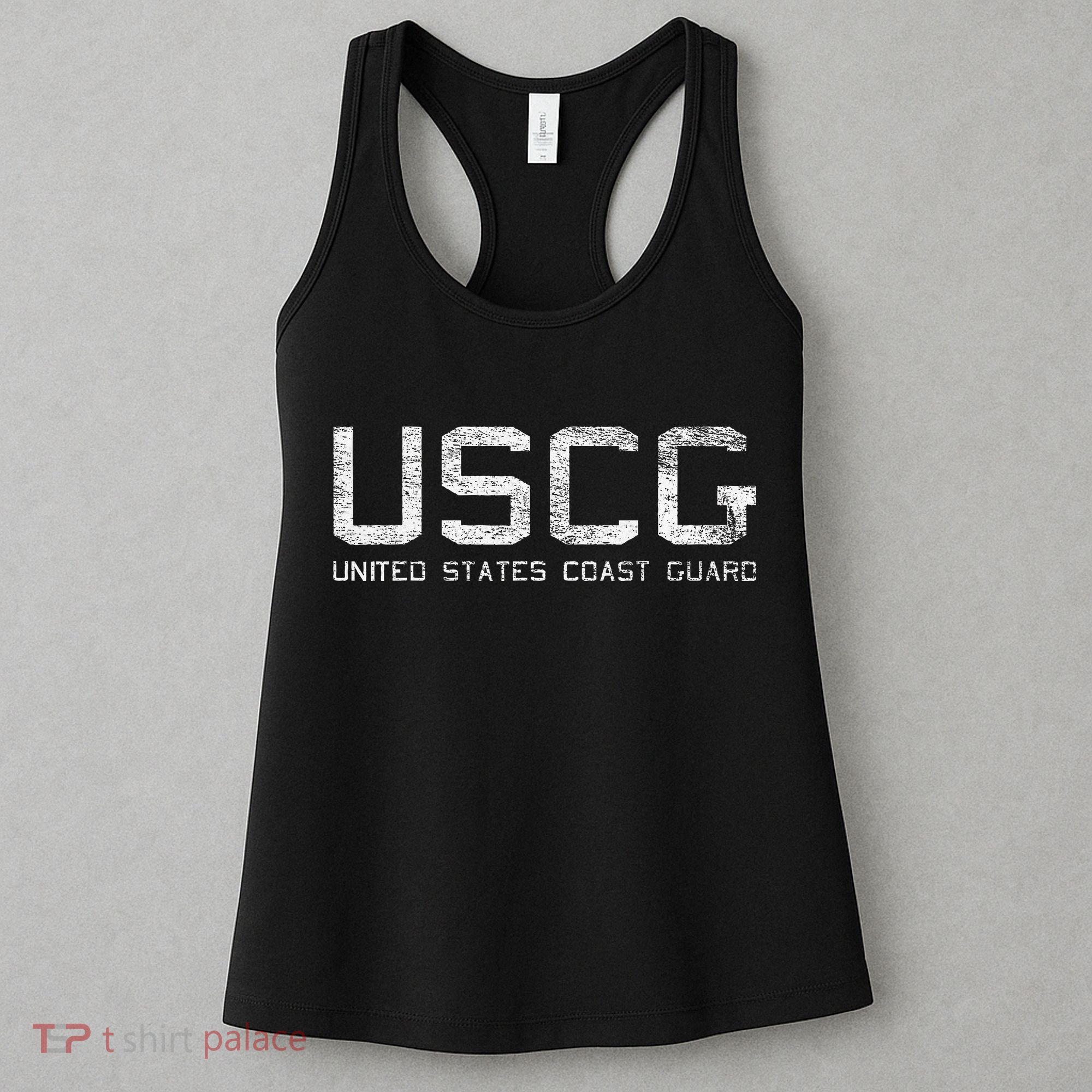 Us Coast Guard Uscg United States Anchor Women's Tank Top