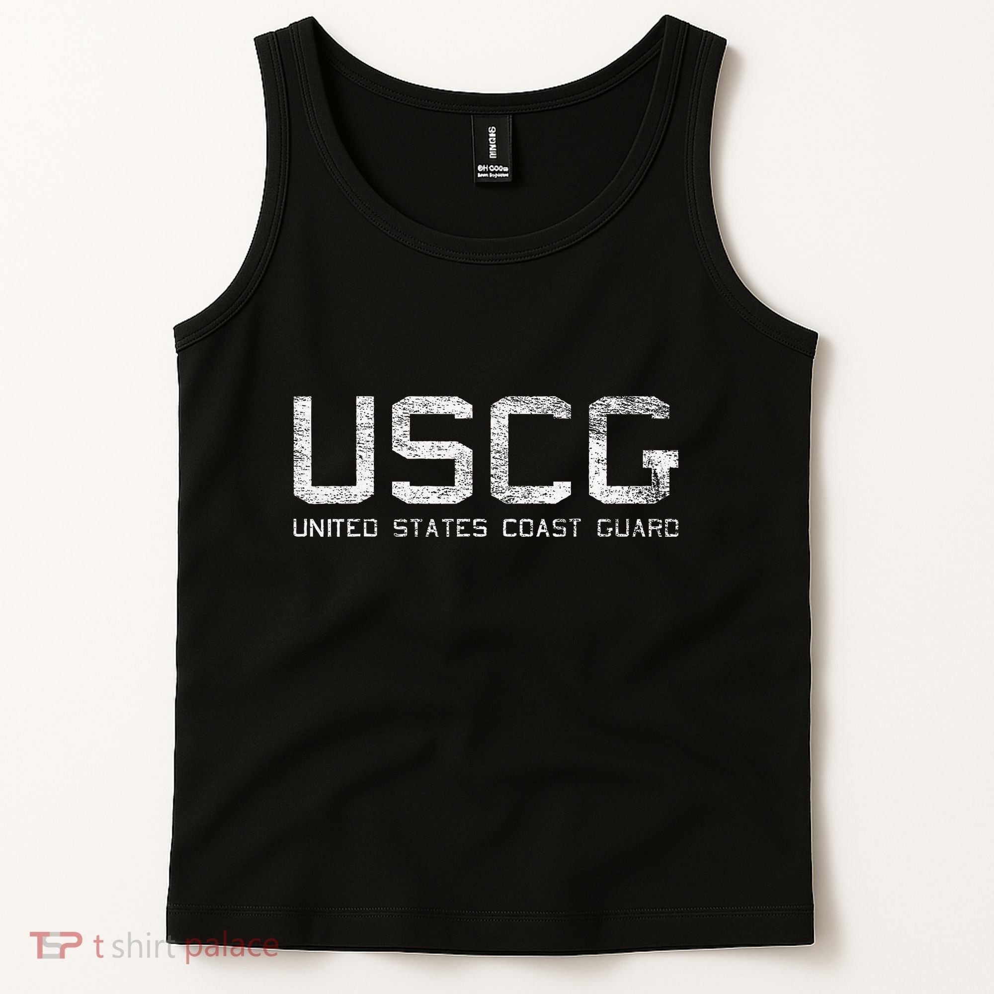 Us Coast Guard Uscg United States Anchor Tank Top