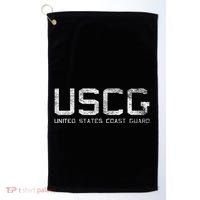 Us Coast Guard Uscg United States Anchor Golf Towel thumb 0