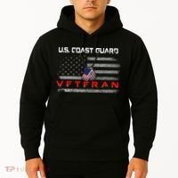 Us Coast Guard Veteran Veteran Flag Hoodie thumb 2